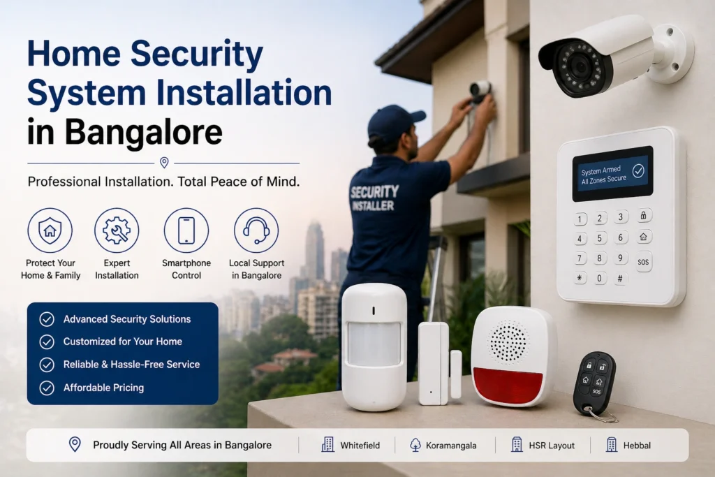 Home Security System Installation in Bangalore