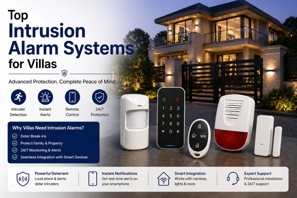 Top Intrusion Alarm Systems for Villas